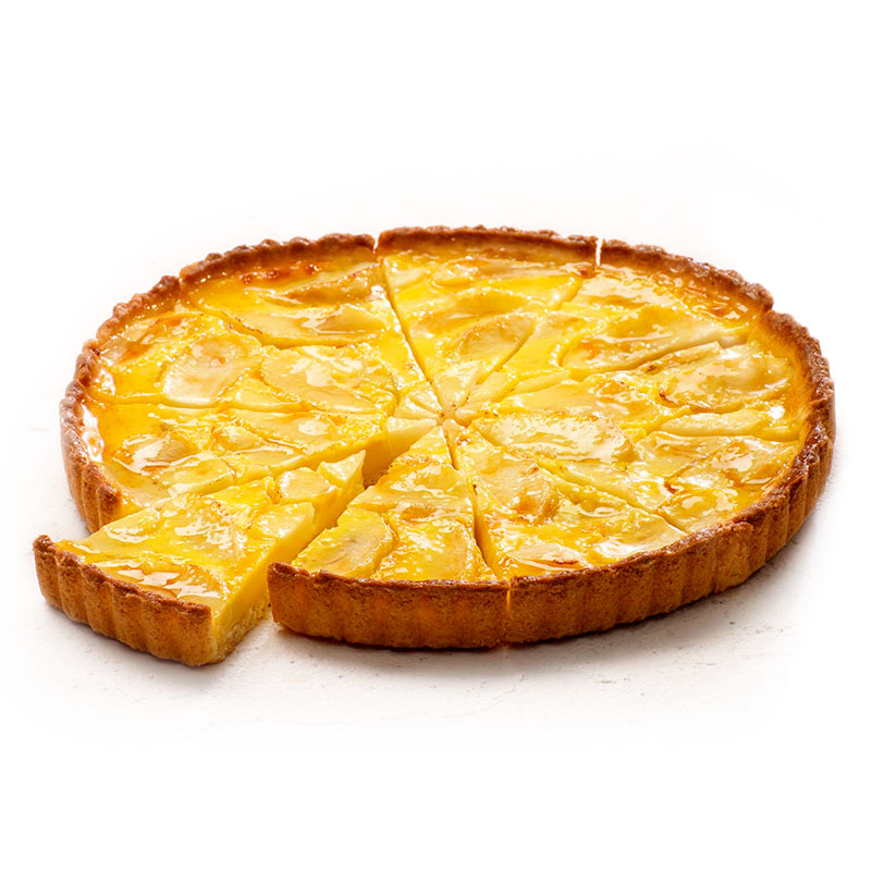 tarte normande aux pommes prédécoupée