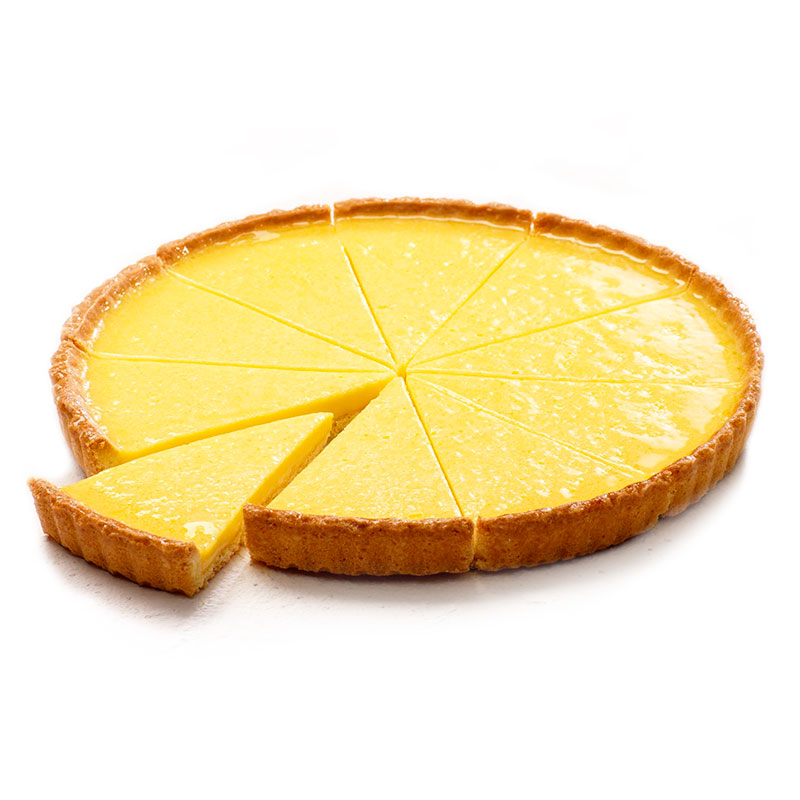 tarte au citron prédécoupée