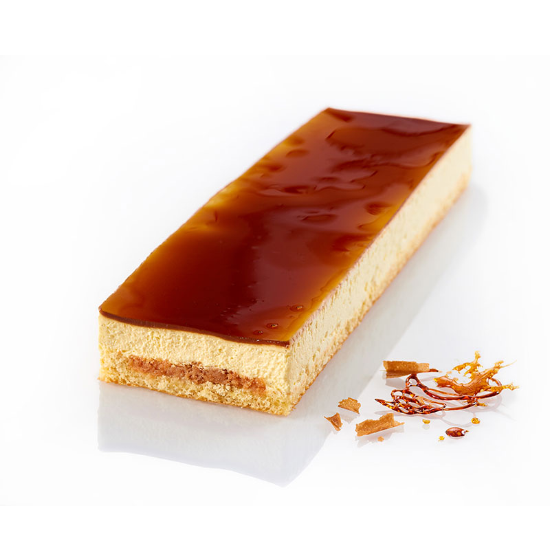 Entremets Miroir Crème Brûlée