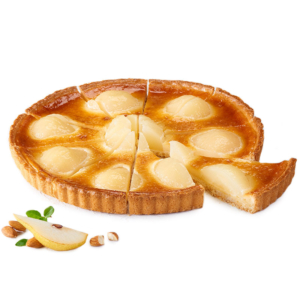 tarte aux poires bourdaloue prédécoupée