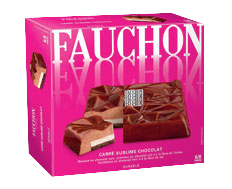 Fauchon, entremets carré sublime chocolat