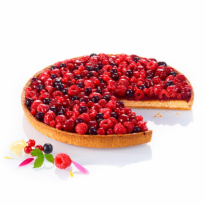 Tarte aux Fruits rouges et biscuit au Citron