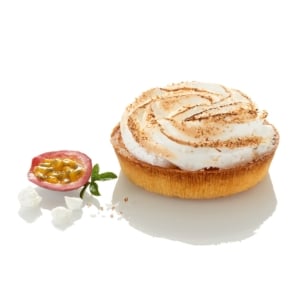 Passion fruit Meringue and Coconut tartlet