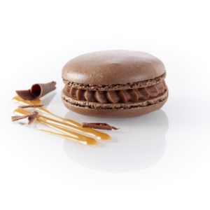 Macaron Chocolat Cœur Coulant Caramel