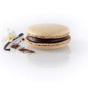 Macaron Vanille cœur coulant chocolat