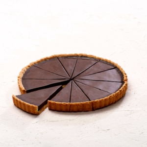 Palm oil free chocolate tart
