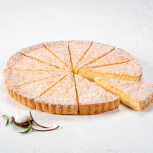 Palm oil free coconut tart