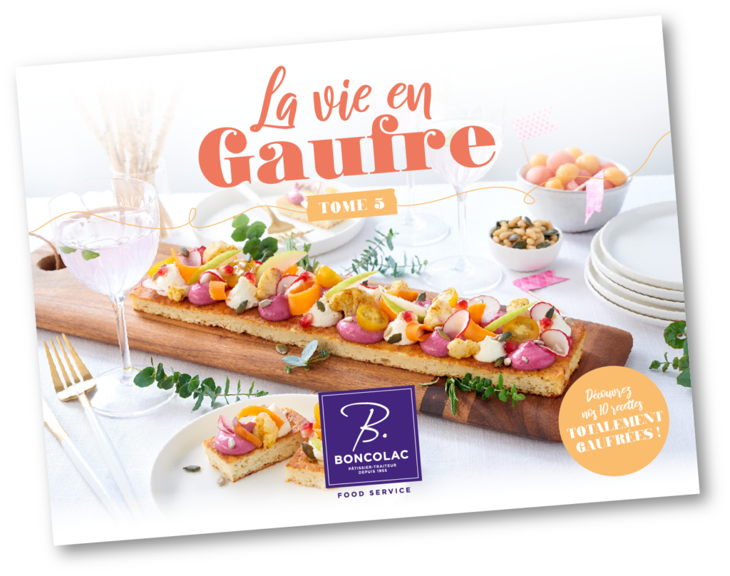 livret de recettes la vie en gaufre boncolac