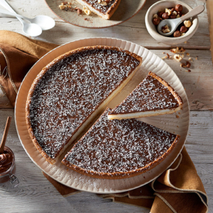 Tarte noix de coco & pâte à tartiner